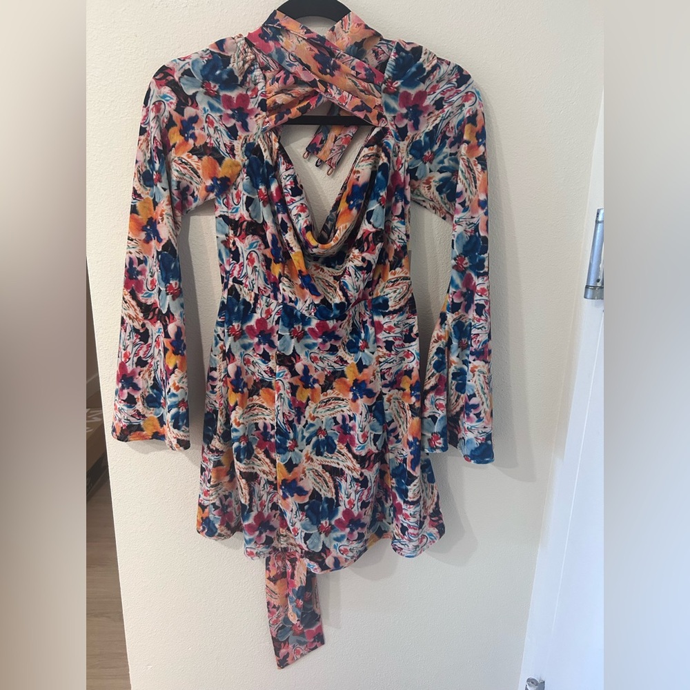 For Love & Lemons Blake Mini Floral Dress